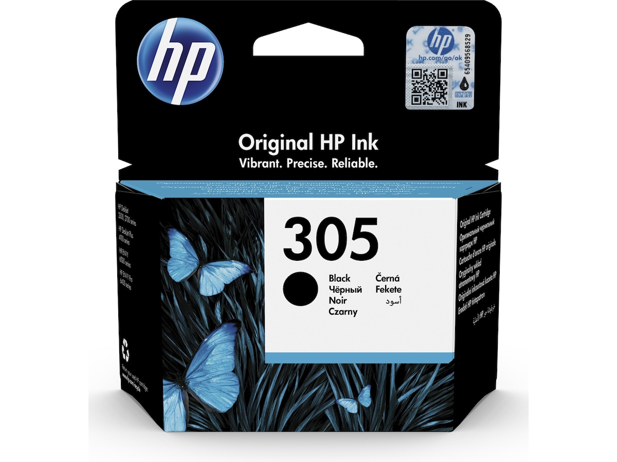 HP Bläck 305 Svart Bläckpatron