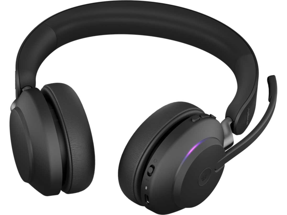 Jabra Evolve2 65, Link380c MS Stereo Black Trådlöst headset
