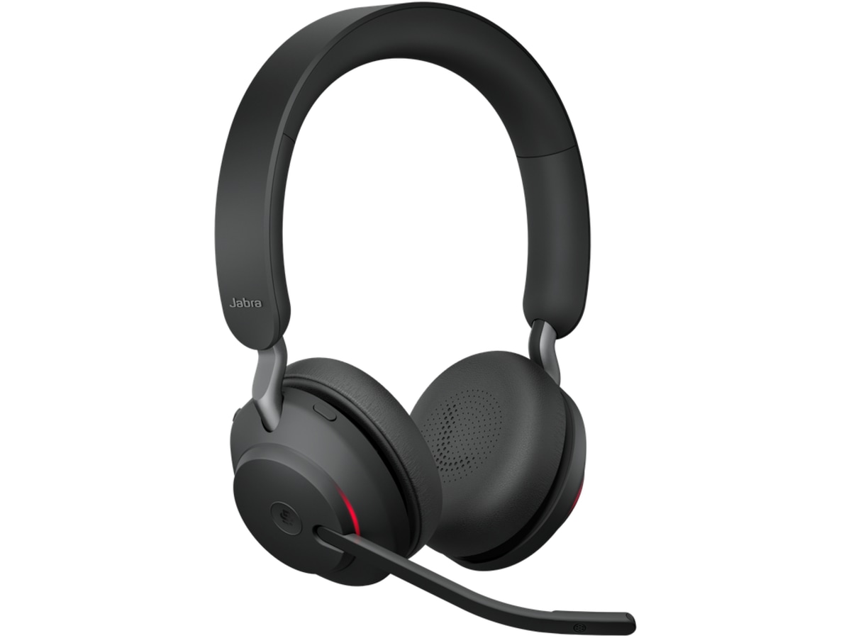 Jabra Evolve2 65, Link380c MS Stereo Stand Black Trådlöst headset
