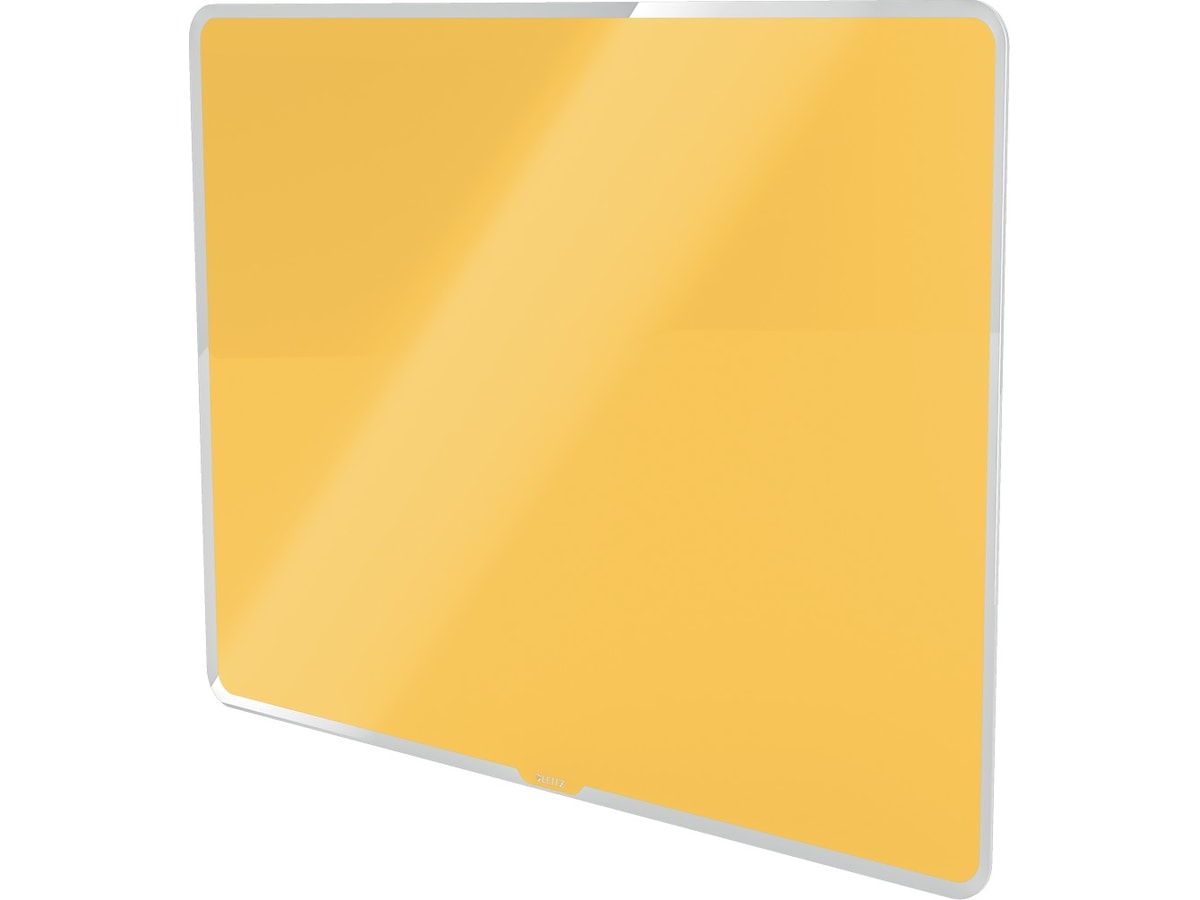 Leitz Cosy Glastavla - magnetisk whiteboard 80x60 cm - varm gul Whiteboards