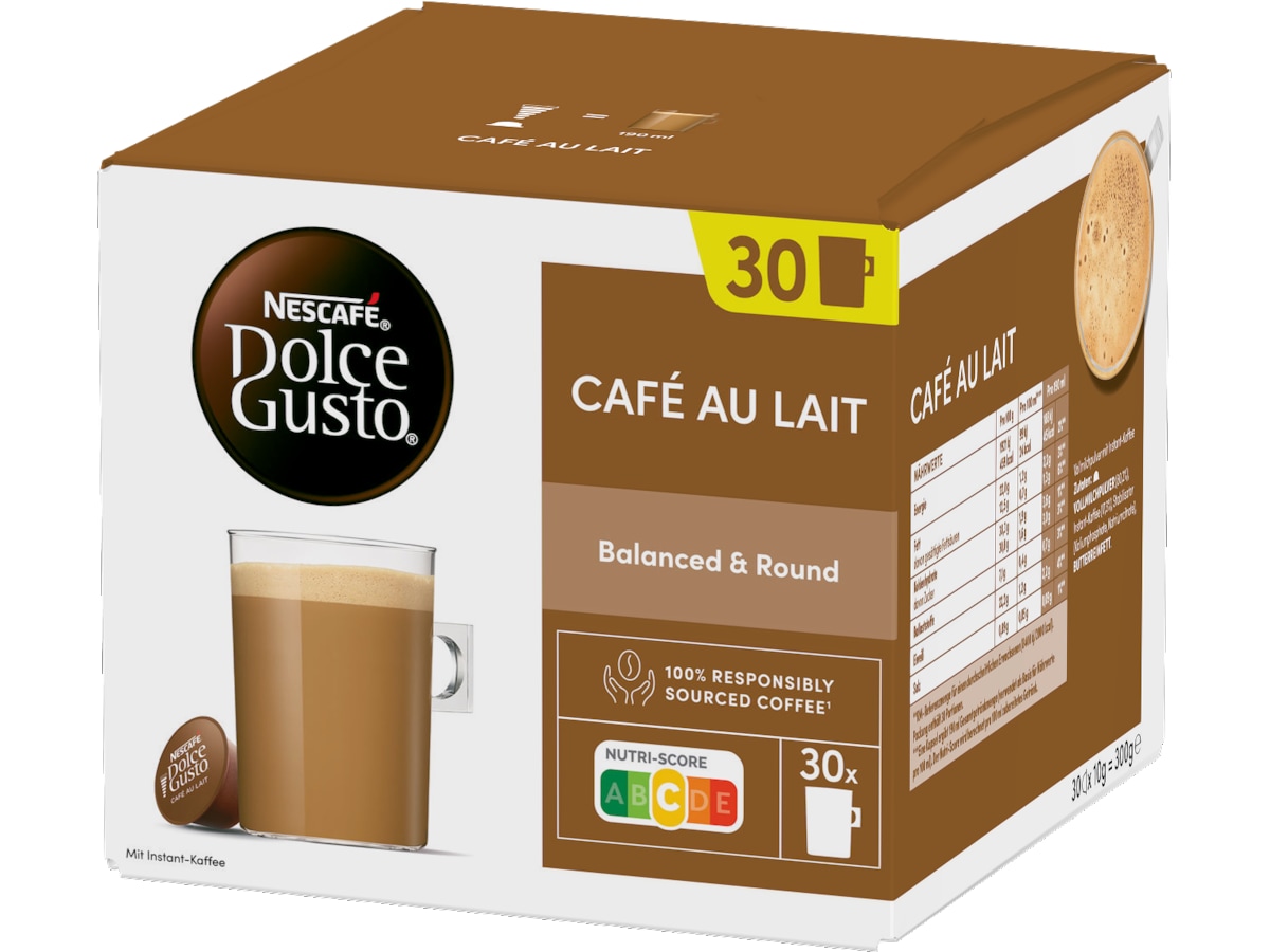 Nescafé Dolce Gusto Café au Lait Big pack Kaffekapslar