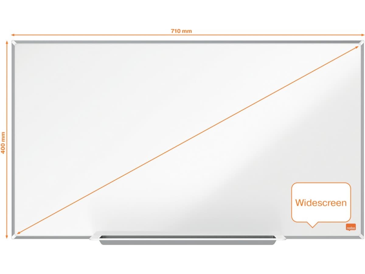 Nobo Whiteboard Impression Pro Widescreen 32" Nano Clean magnetisk tavla Whiteboards