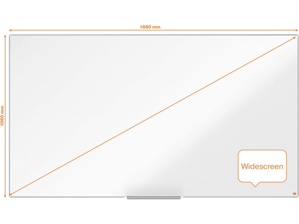Nobo Whiteboard Impression Pro Widescreen 85" emaljerad magnetisk tavla Whiteboards