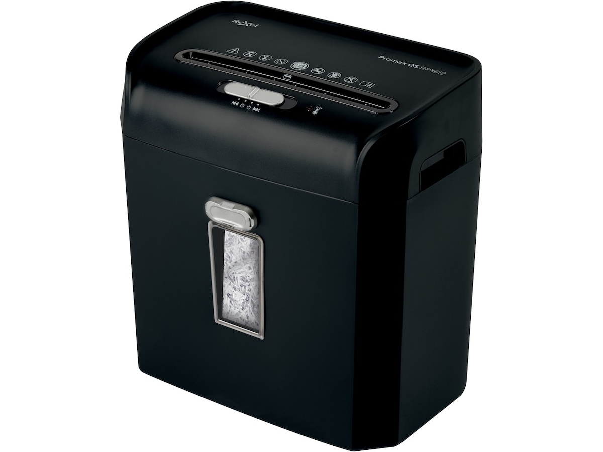 Rexel Dokumentforstörare ProMax QS RPX612 korsskärning P4 Dokumentförstörare