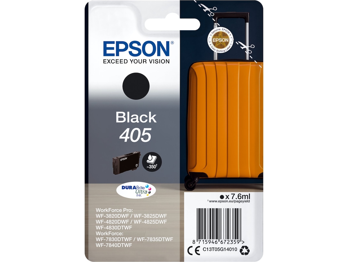 Epson 405 svart DuraBrite Ultra bläck Bläckpatron