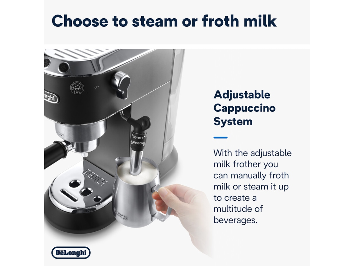 DeLonghi Dedica Style EC685.BK Espressomaskin (svart) Espressomaskiner