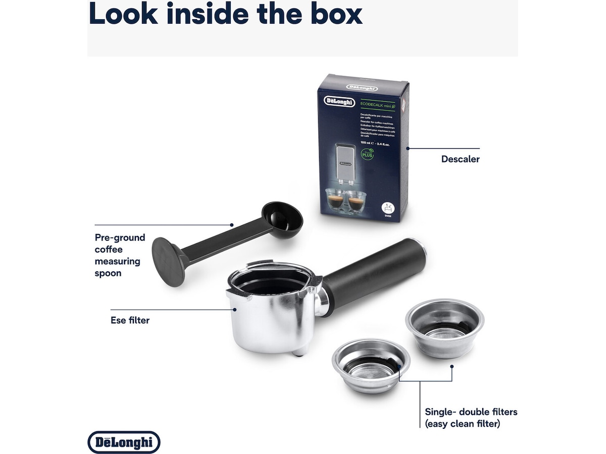 DeLonghi Dedica Style EC685.BK Manuell Espressomaskin (svart) Espressomaskiner