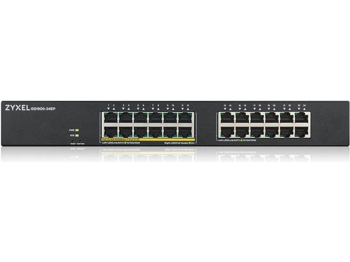 Zyxel Switch GS1900-24EP Switchar
