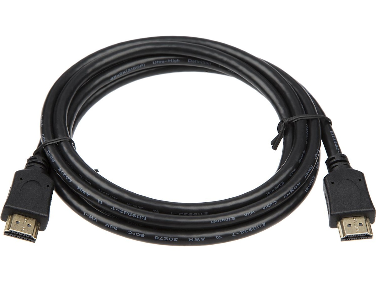 HDMI kabel 0,5m (svart) HDMI-kablar