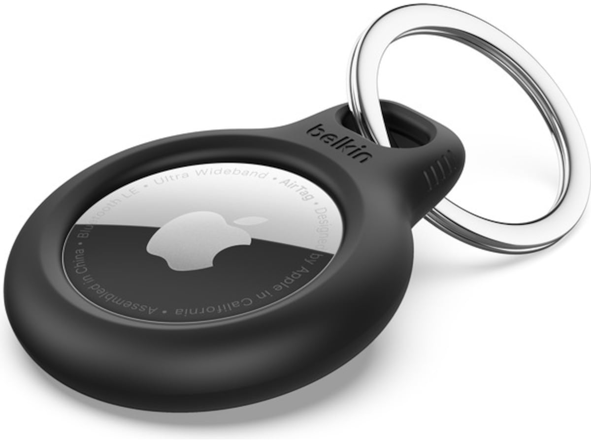 Belkin hållare för AirTag, med nyckelring - svart Bluetooth tracker & GPS