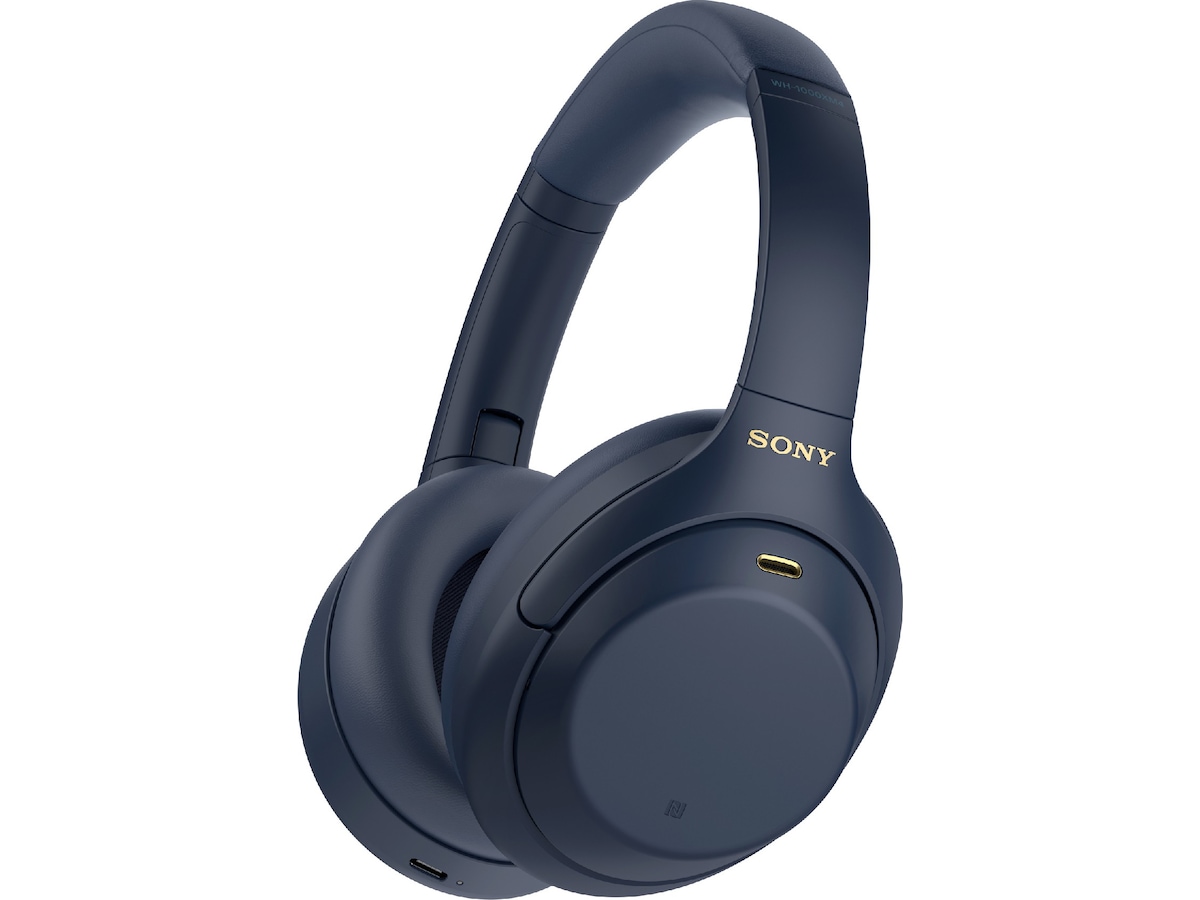 Sony WH-1000XM4 Trådlösa hörlurar, Over-Ear (blå)