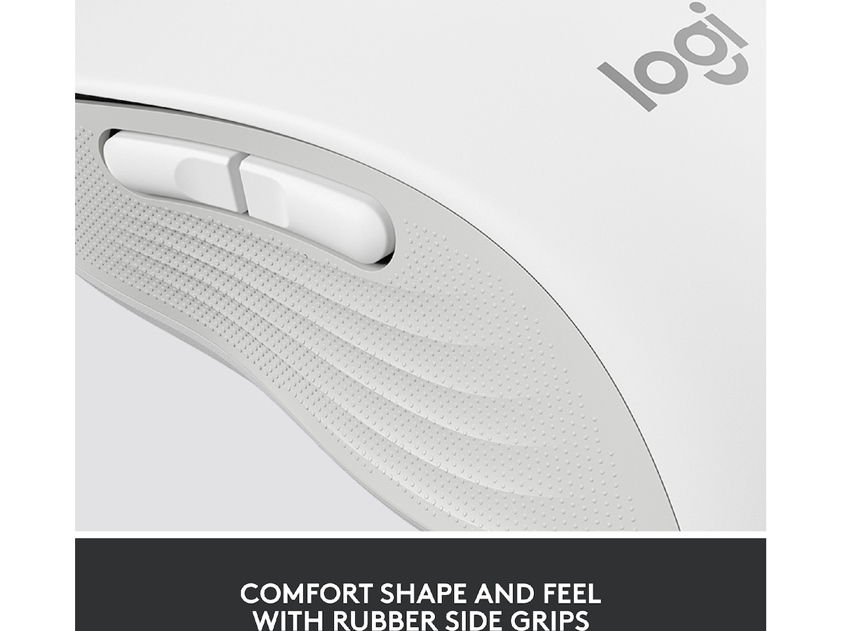 Logitech Signature M650 Large trådlös mus Offwhite Mus