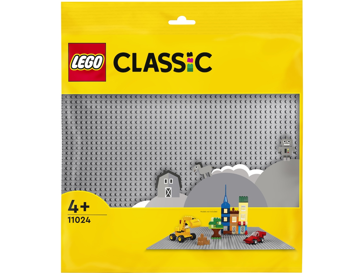 LEGO Grå basplatta 11024