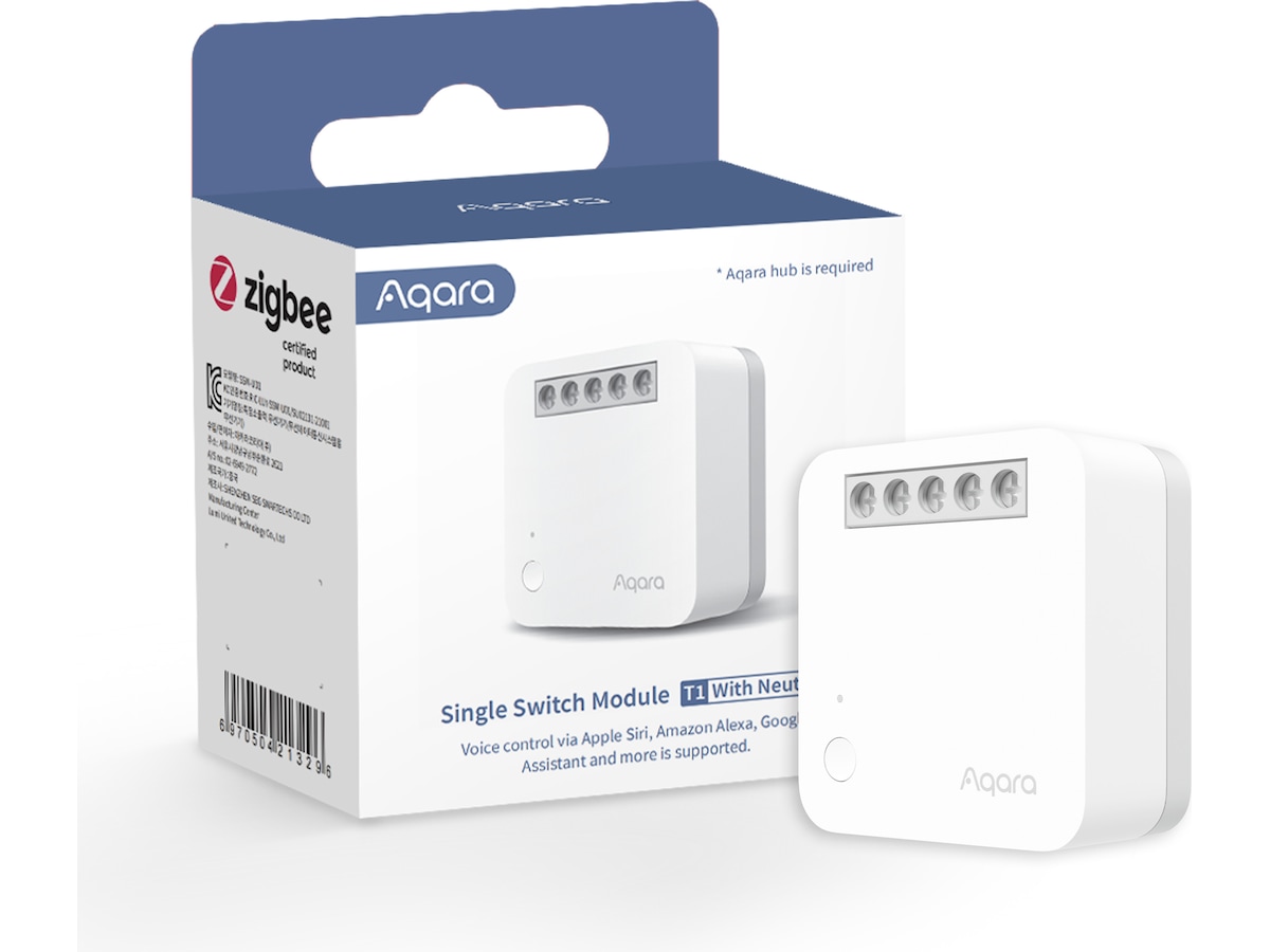 Aqara Single Switch Module T1 (With Neutral) Smart energimätning
