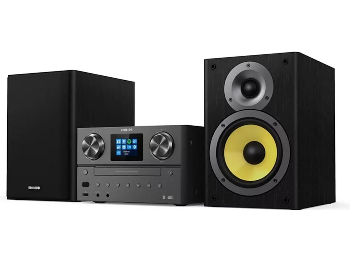 Philips Audio Mikromusiksystem M8905 (svart) Radio & musikspelare