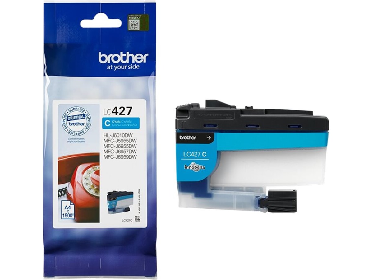 Brother bläck LC427C Cyan Bläckpatron