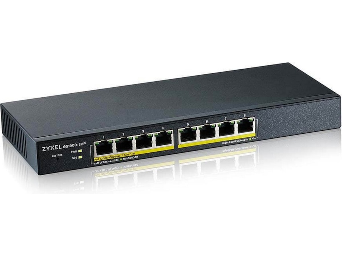 Zyxel switch GS1900-8HP Switchar