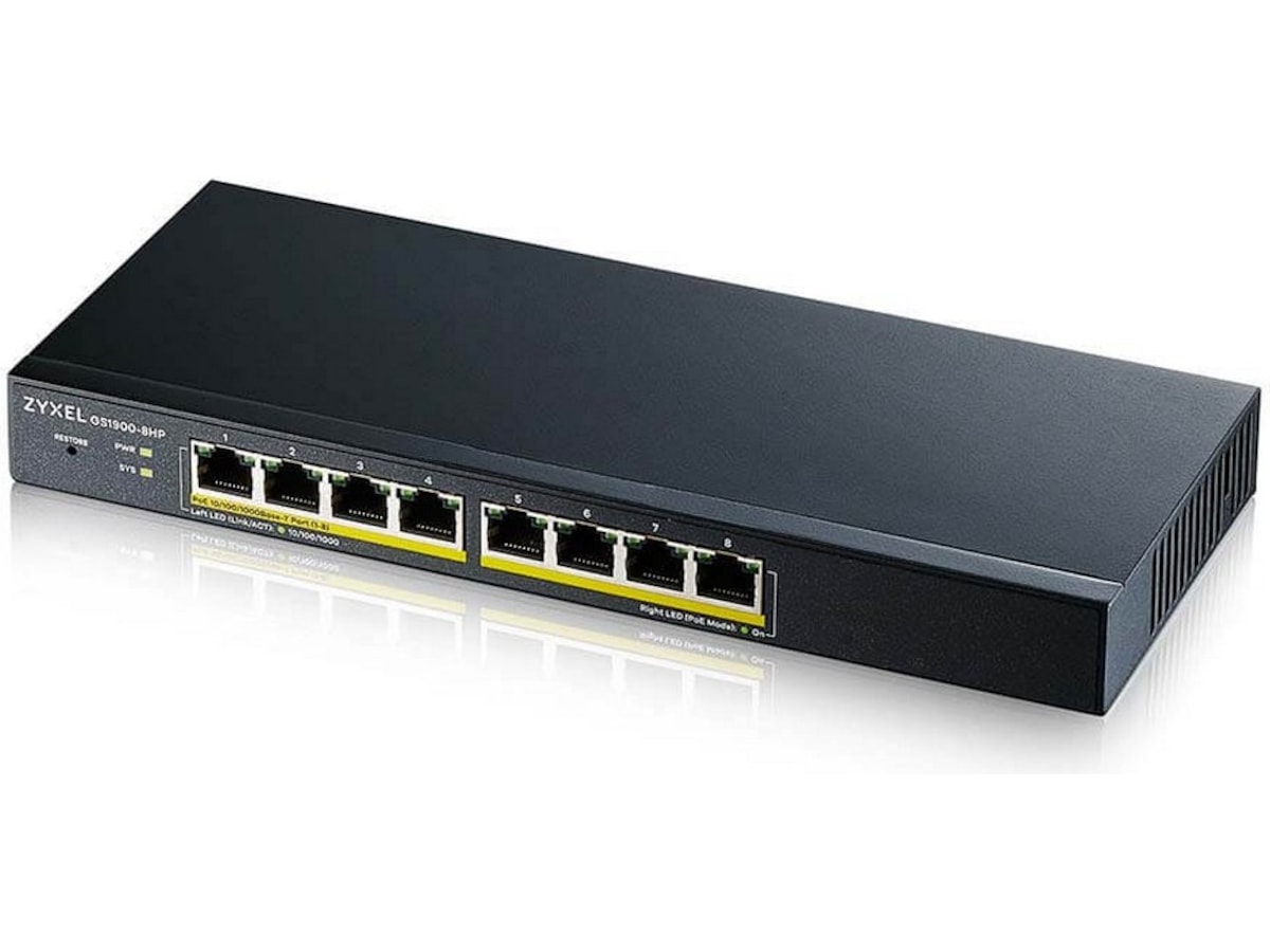 Zyxel switch GS1900-8HP Switchar