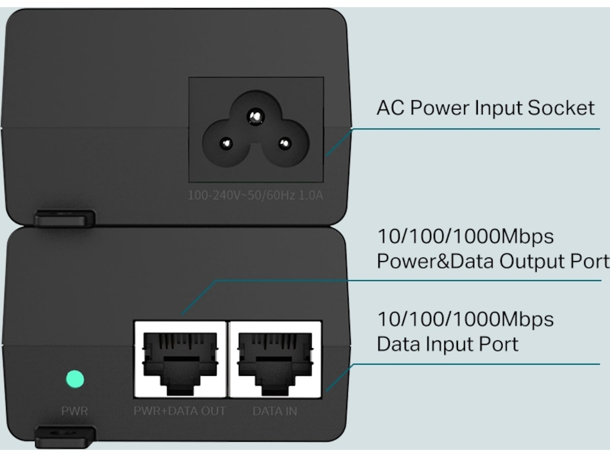 TP-Link TL-POE160S PoE+ Injector Accesspunkt