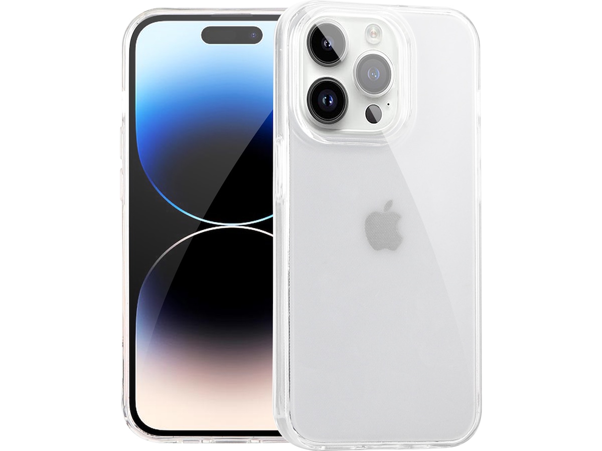 iiglo iPhone 15 Pro / 14 Pro Silikonskal (transparent) Mobilskal