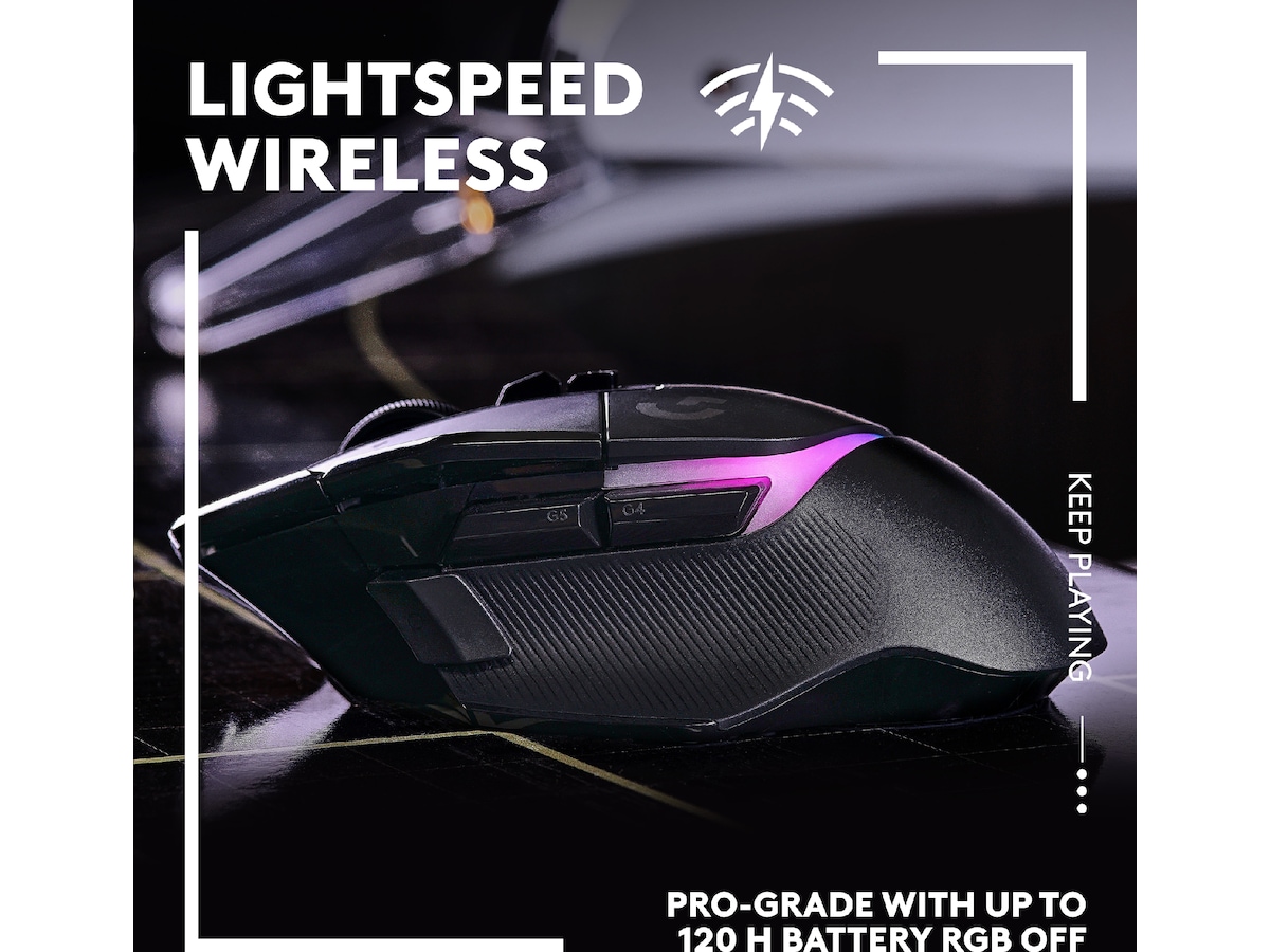 Logitech G502 X Plus Gamingmus (svart) Gamingmus