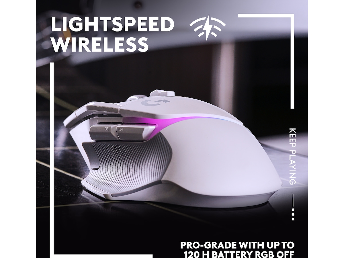 Logitech G502 X Plus Gamingmus (vit) Gamingmus