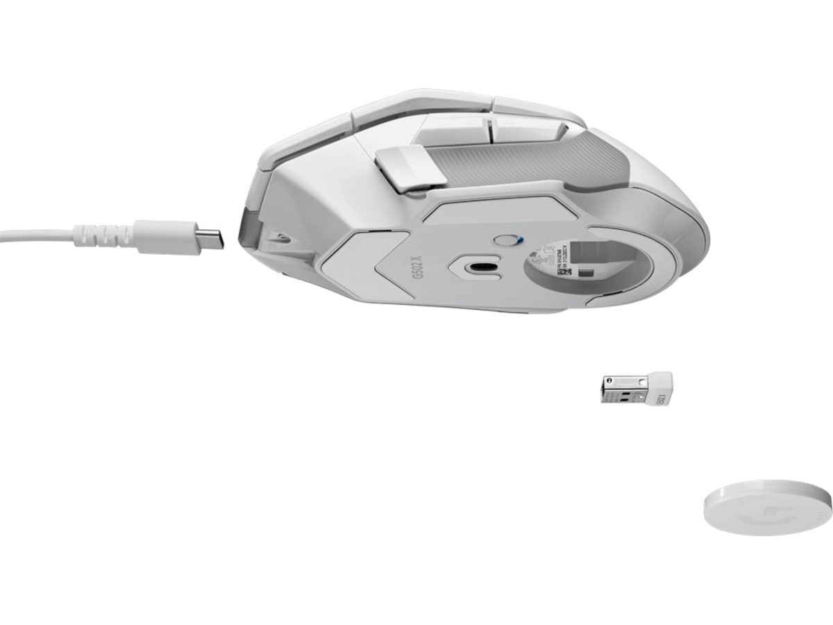 Logitech G502 X Lightspeed Gamingmus (vit) Gamingmus