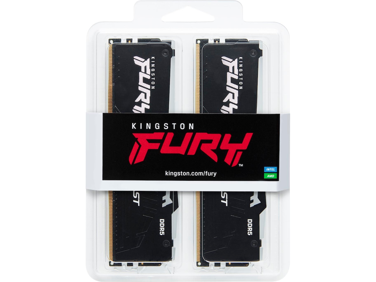 Kingston FURY Beast RGB DDR5 5600MHz 16GB - Minne | Komplett.se