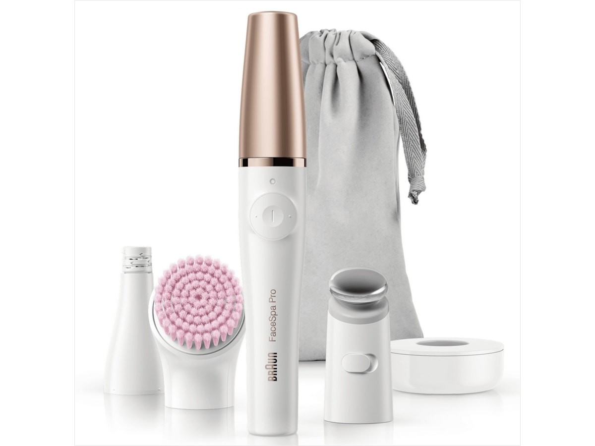 Braun FaceSpa Pro 912 Ansiktsepilator (vit/ brons) Epilator & IPL-hårborttagning