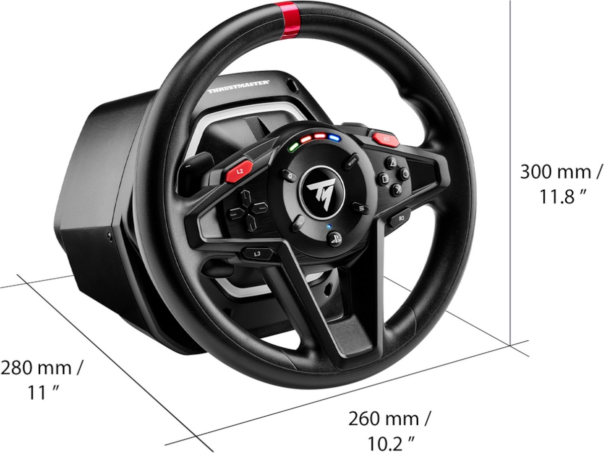 Thrustmaster T128 PlayStation (svart) Ratt och pedaler