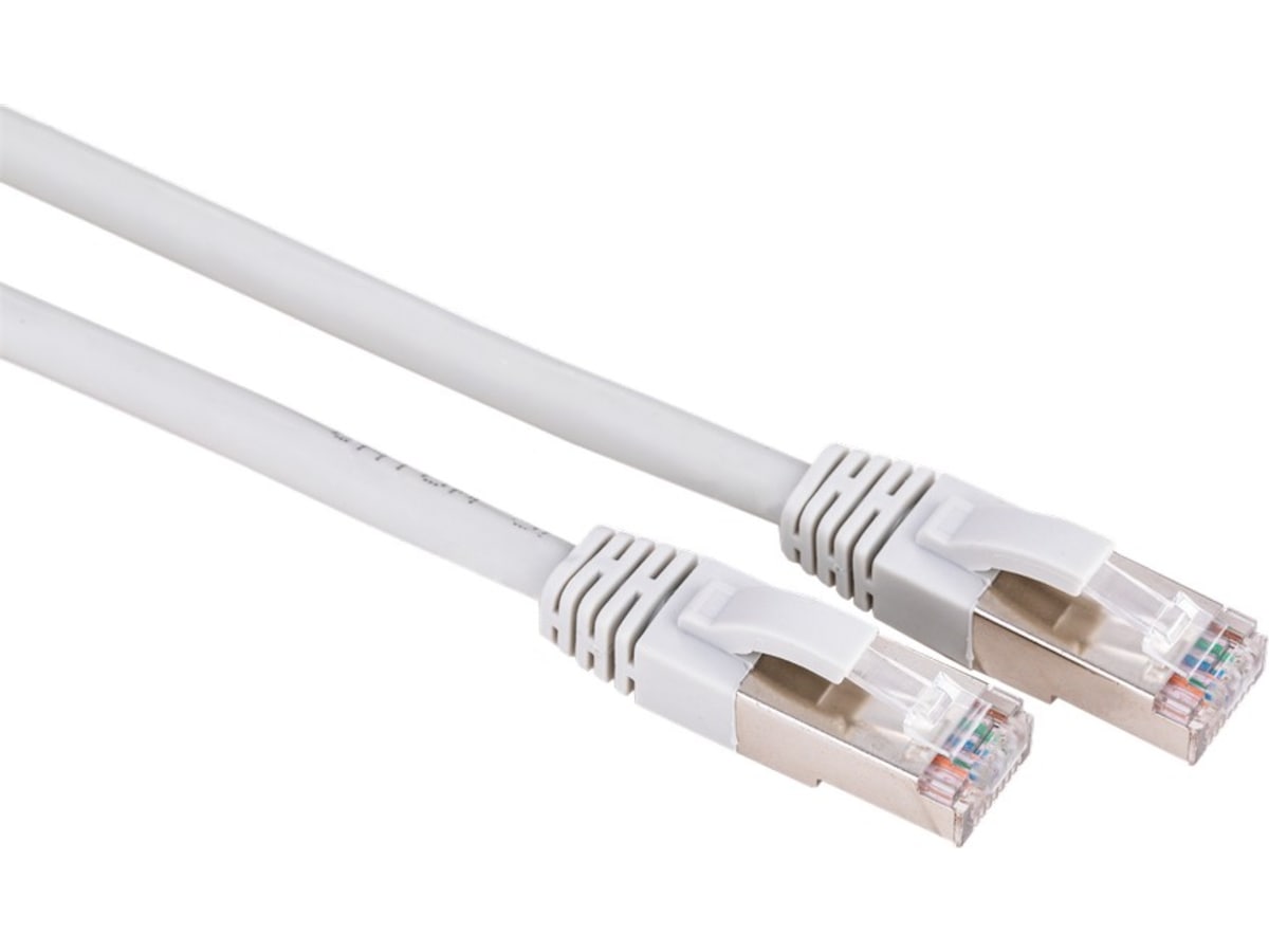 Nätverkskabel Cat6a grå 2m Nätverkskablar