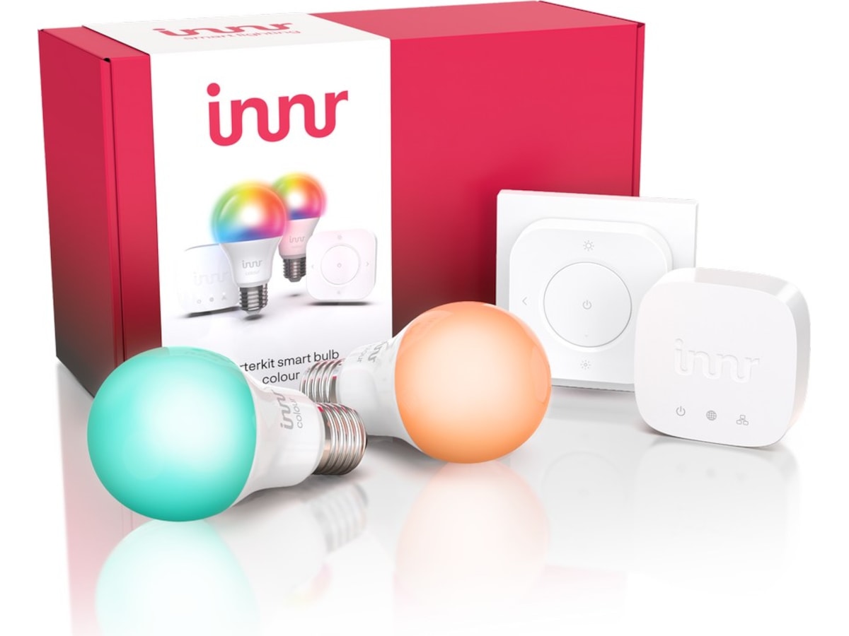Innr startpaket E27 färg LED-lampor & glödlampor