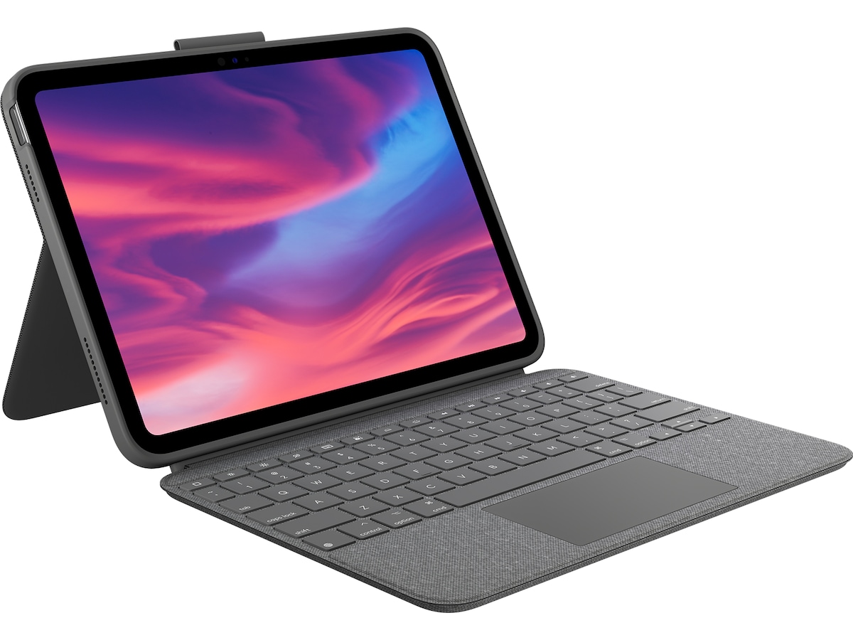 Logitech iPad 10,9" / 11" Combo Touch Tangentbordsfodral (oxford grey) Skydd