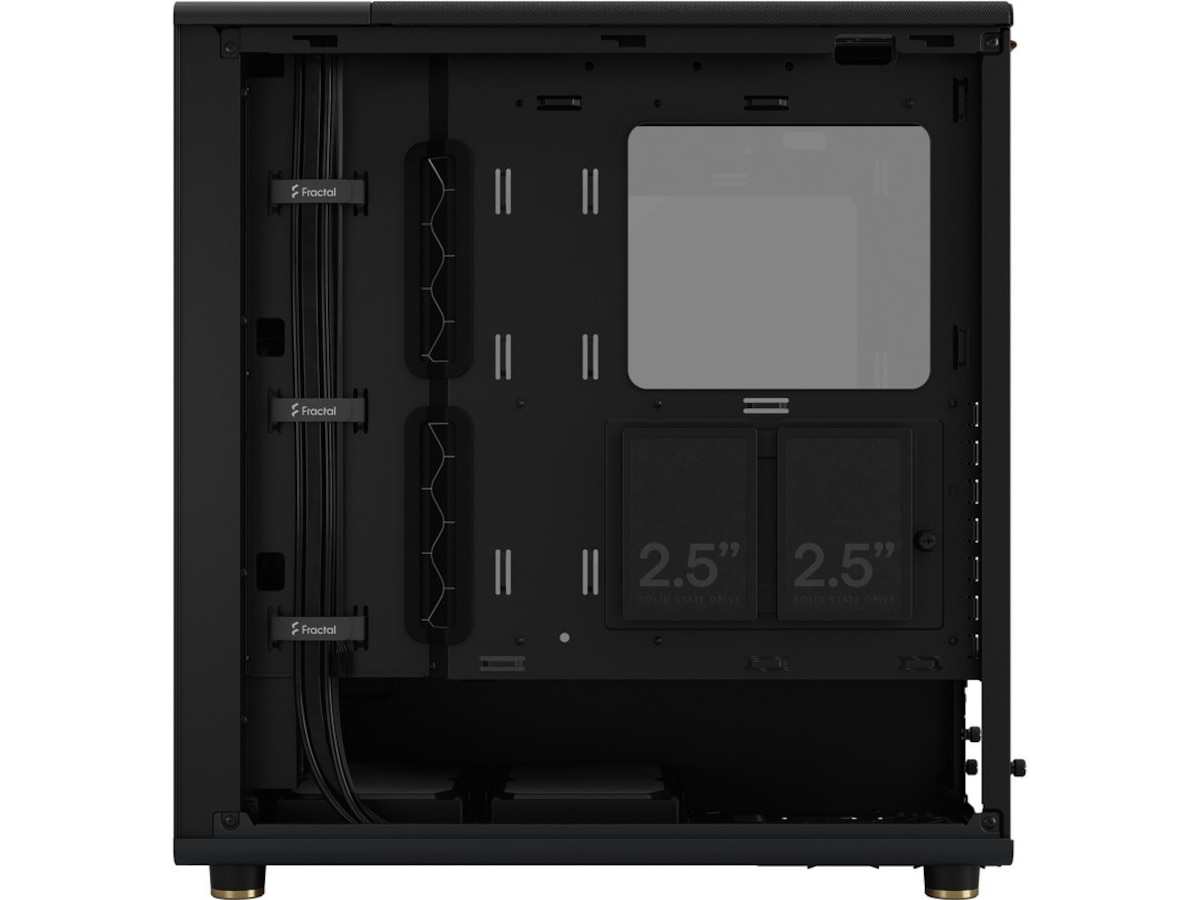 Fractal North Charcoal Black TG Mid Tower Midi tower