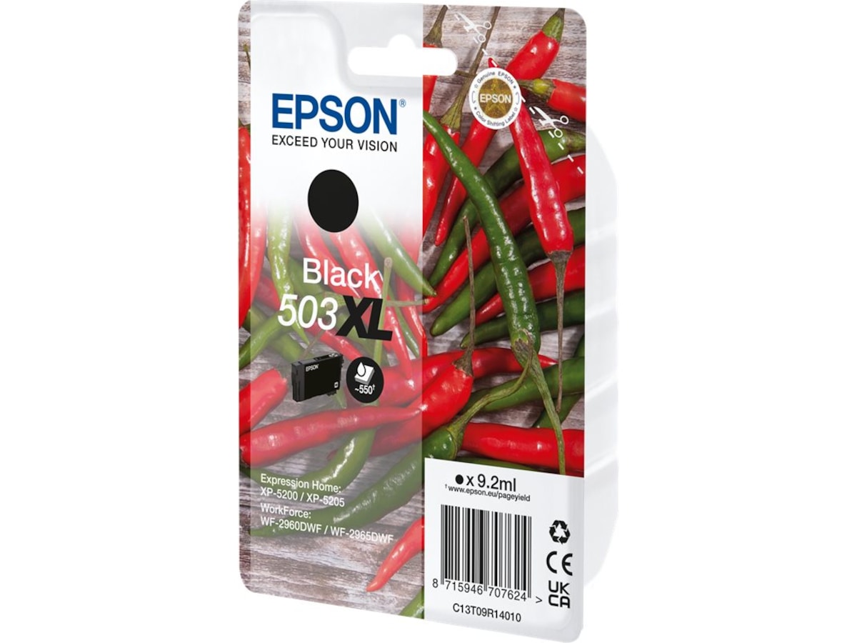 Epson bläck 503 XL svart Bläckpatron