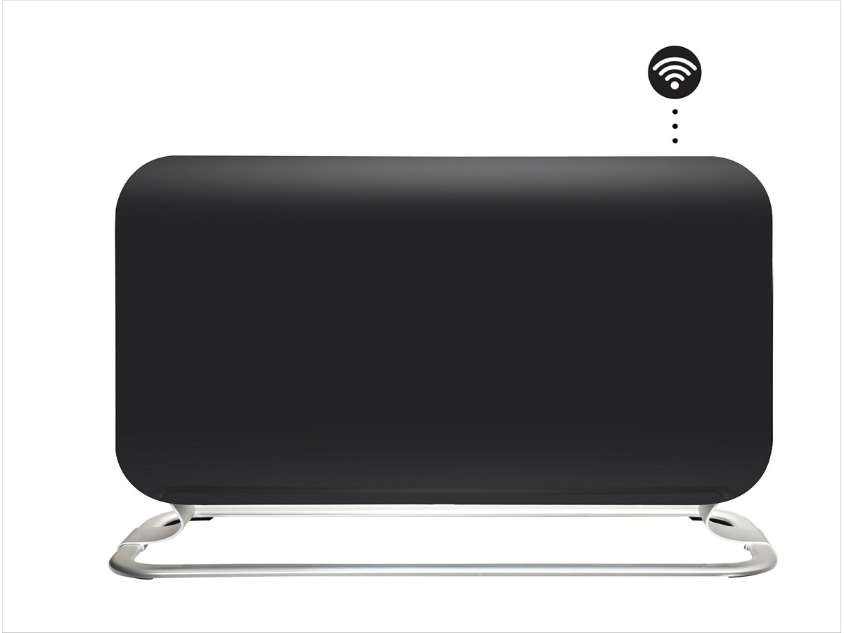 Mill WiFi golvelement 1200W (svart) Fristående element