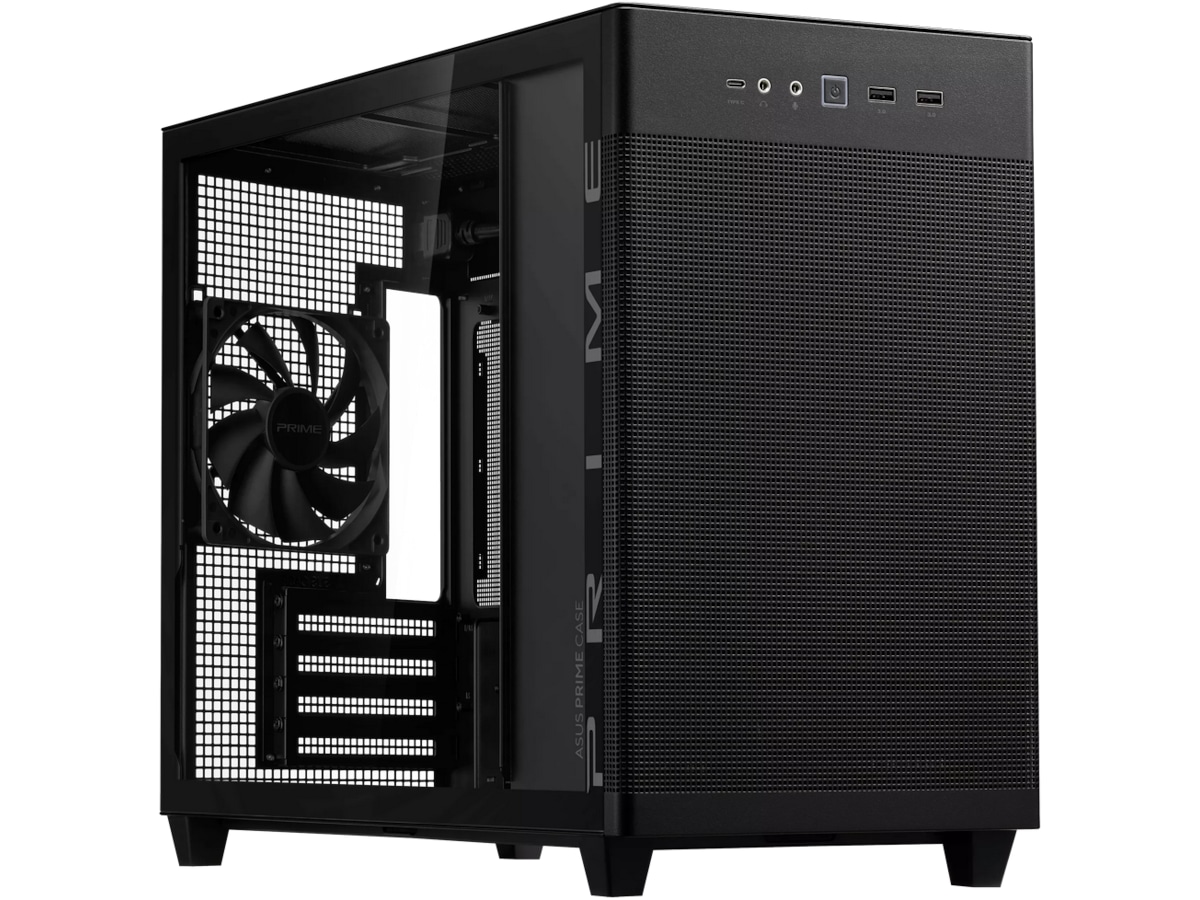 ASUS Prime AP201 Tempered Glass Mini Tower (svart) Mini/Micro/Nano tower