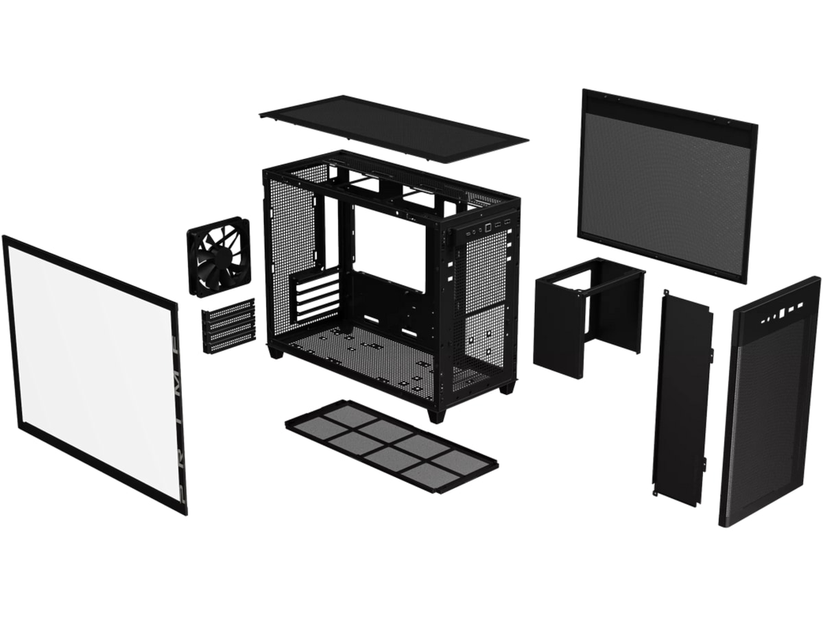 ASUS Prime AP201 Tempered Glass Mini Tower (svart) Mini/Micro/Nano tower