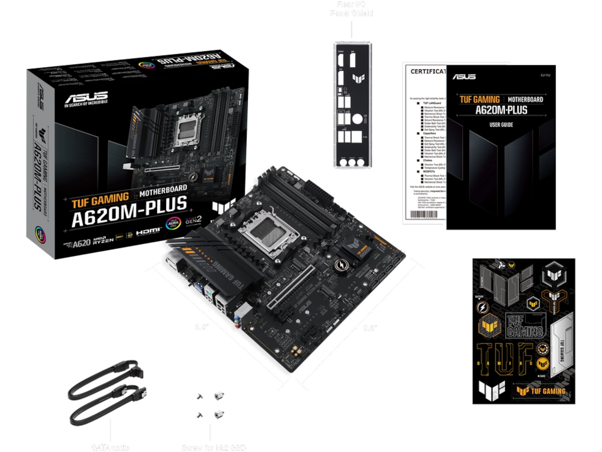 ASUS TUF GAMING A620M-PLUS Moderkort AMD Socket