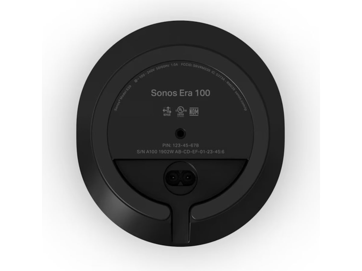 Sonos Era 100 Trådlös Högtalare (svart) 2-pack Högtalare