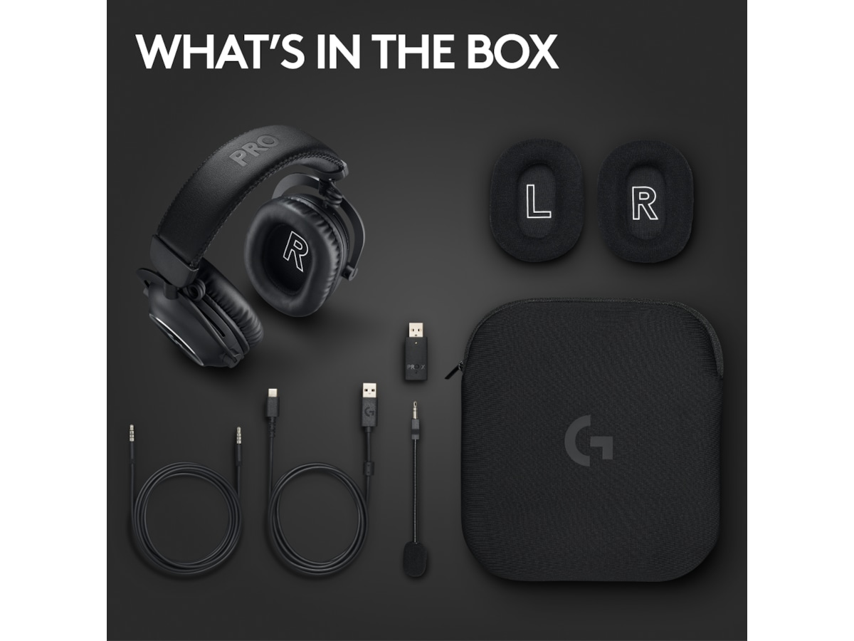 Logitech Pro X 2 Lightspeed Trådlöst Gaming Headset (svart) Gamingheadset