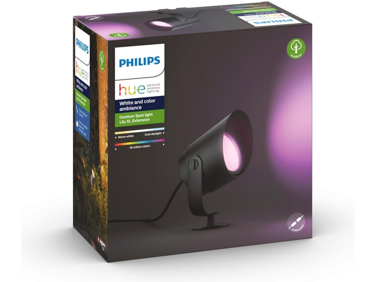 Philips Hue Lily XL spotlight för utomhusbruk (svart) Golvlampa