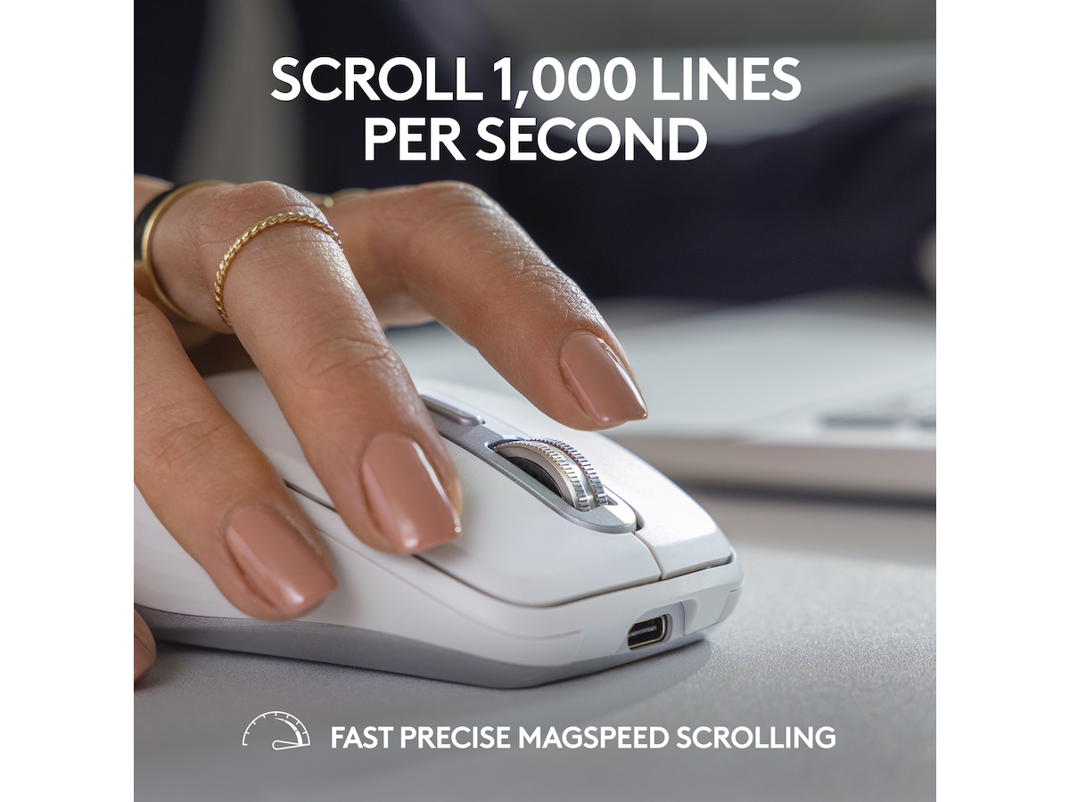 Logitech MX Anywhere 3S trådlös mus (pale grey) Mus