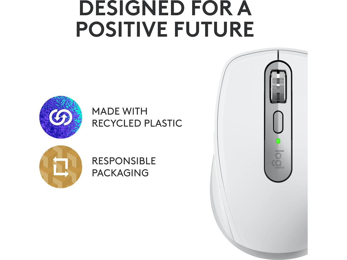 Logitech MX Anywhere 3S trådlös mus (pale grey) Mus