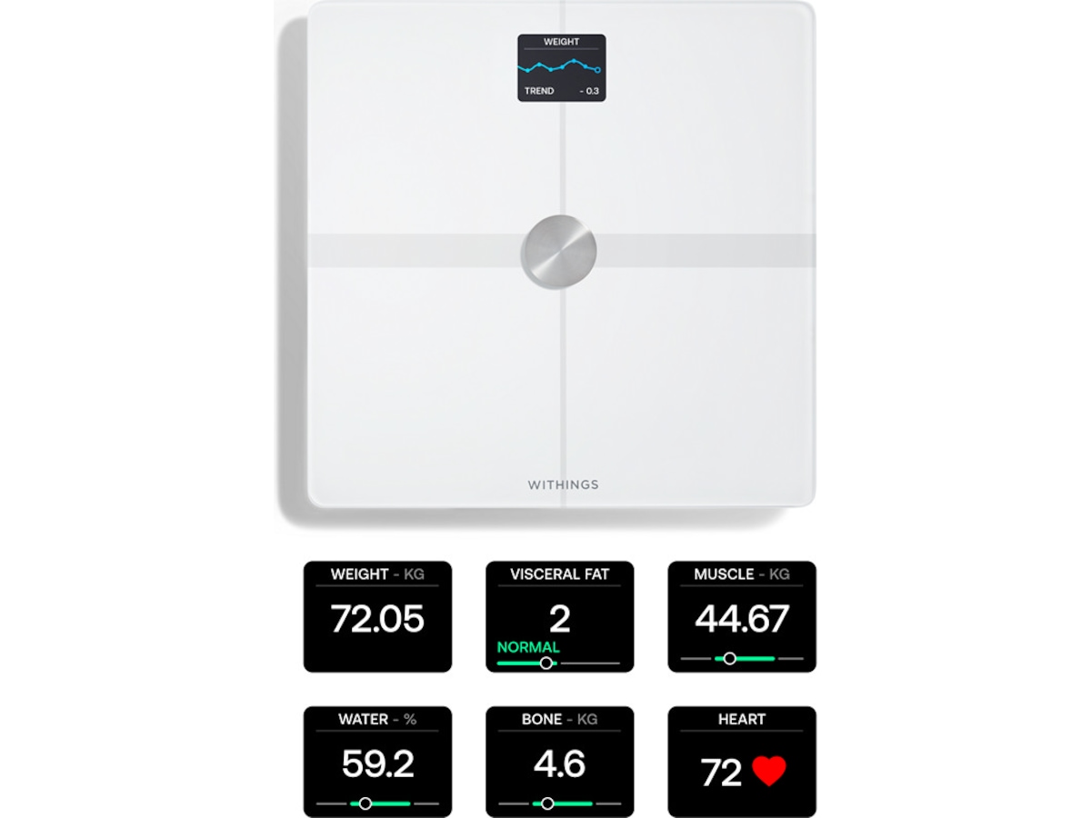 Withings Body Smart Wi-Fi badvåg (vit) Personvågar