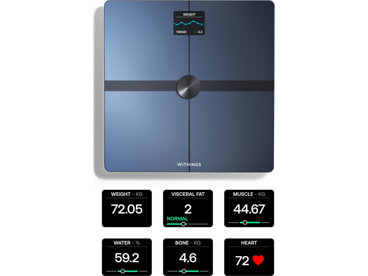 Withings Body Smart Wi-Fi badvåg (svart) Personvågar