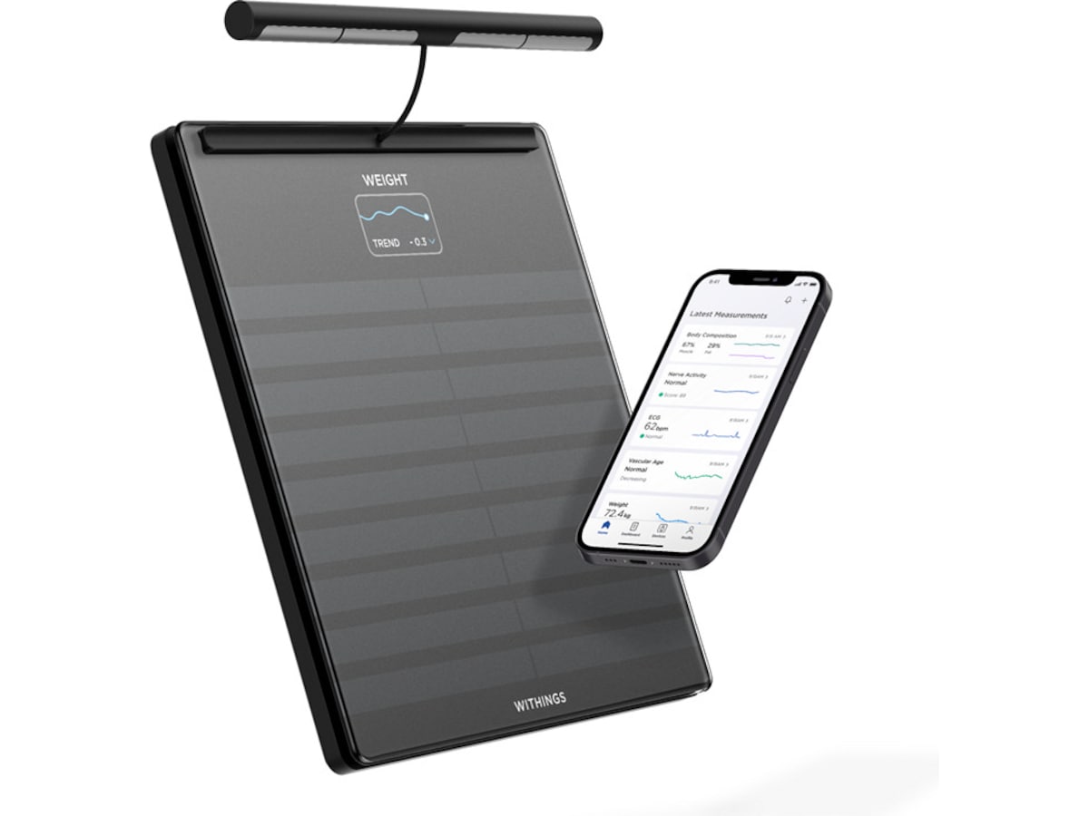 Withings Body Scan smart badvåg (svart) Personvågar