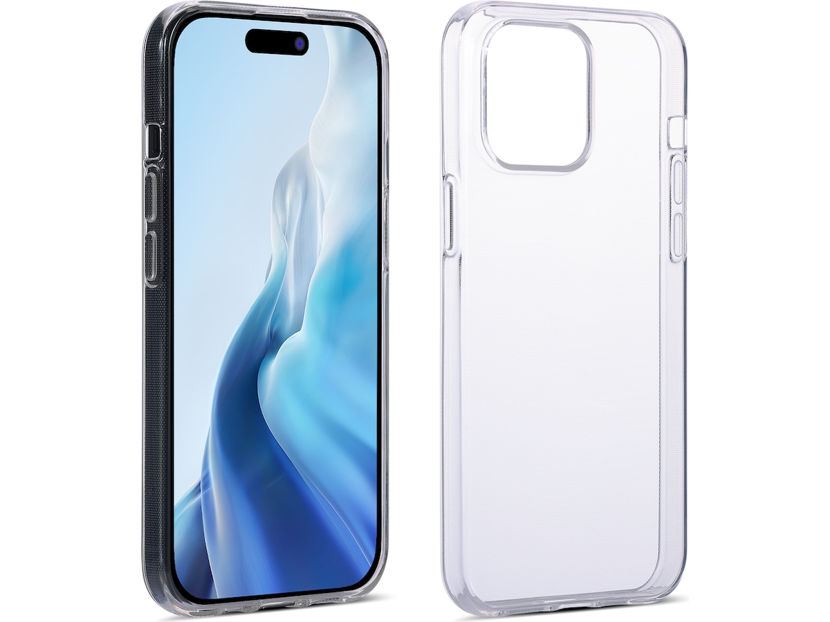 iiglo iPhone 15 Pro Max Silikonskydd (transparent) Mobilskal