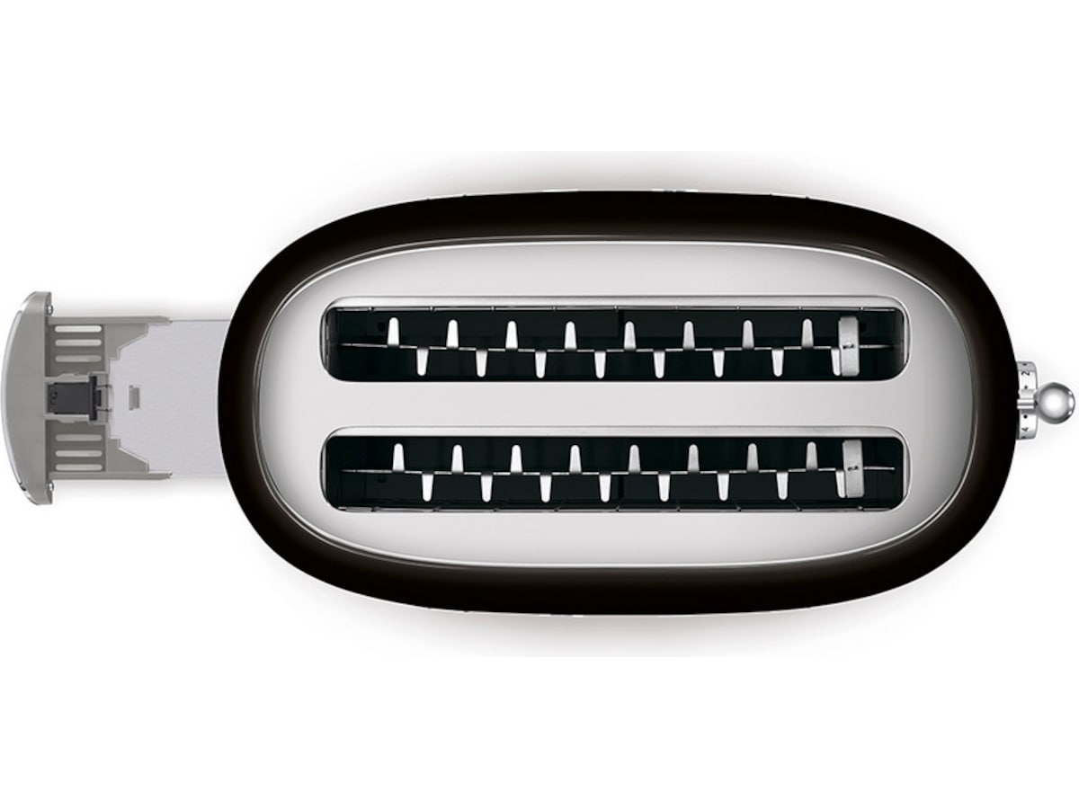 Smeg TSF02BLEU 4x2 brödrost (svart) Brödrostar