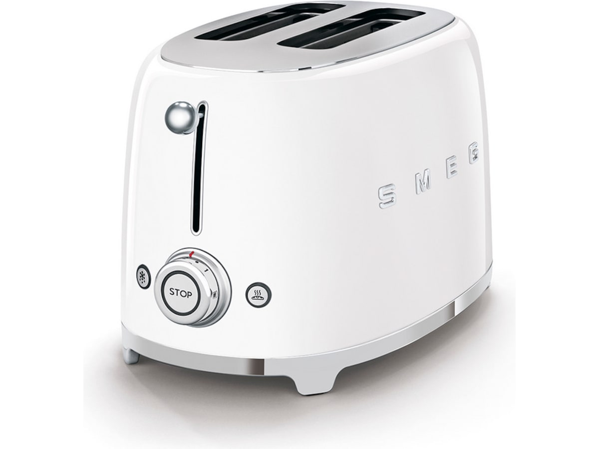 Smeg TSF01WHEU Brödrost för 2 skivor (vit) Brödrostar
